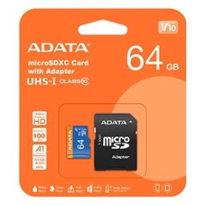 Tarjeta De Memoria Micro SD 64Gb Adata (Sinpe, Efectivo, Deposito)