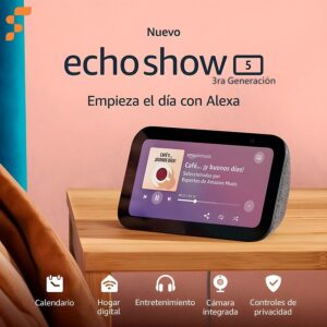 Echo Show 5 3ra Generación Negro (Sinpe, Efectivo, Deposito)