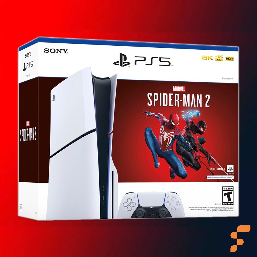 Consola Playstation 5 Slim Disco Spiderman - Ps5 1 Control SONY