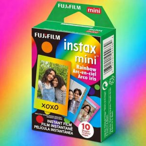 Láminas Instax mini Fujifilm Rainbow 10 Láminas (Sinpe, Efectivo, Deposito)
