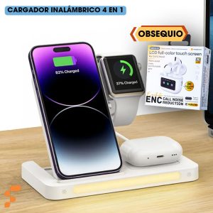 Cargador Inalámbrico 4 en 1 RCW-31 (Sinpe, Efectivo, Deposito)