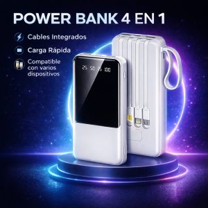 Power Bank YD-12 4 En 1 10000mAh (Sinpe, Efectivo, Deposito)