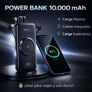 Power Bank Recci RPB-N28 10000mAh (Sinpe, Efectivo, Deposito)