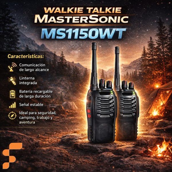Walkie-Talkie Master Sonic (Sinpe, Efectivo, Deposito)